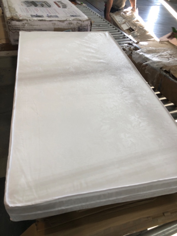 Photo 1 of Safety 1st Heavenly Dreams Crib and Toddler Bed Mattress in White previously opened
