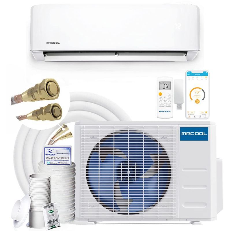 Photo 1 of ***INCOMPLETE MISSING INSIDE UNIT*** DIY Gen-3 12,000 BTU 22 SEER ENERGY STAR Ductless Mini Split Air Conditioner & Heat Pump w/ 25 ft. Install Kit 115-Volt
