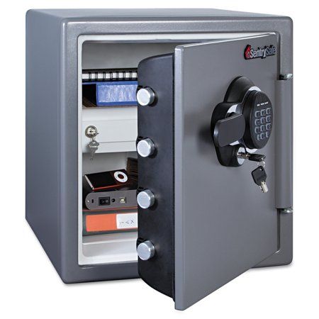 Photo 1 of Electronic Fire Safe 1.23 Ft3 16 3/8w X 19 3/8d X 17 7/8h Gunmetal Gray - All