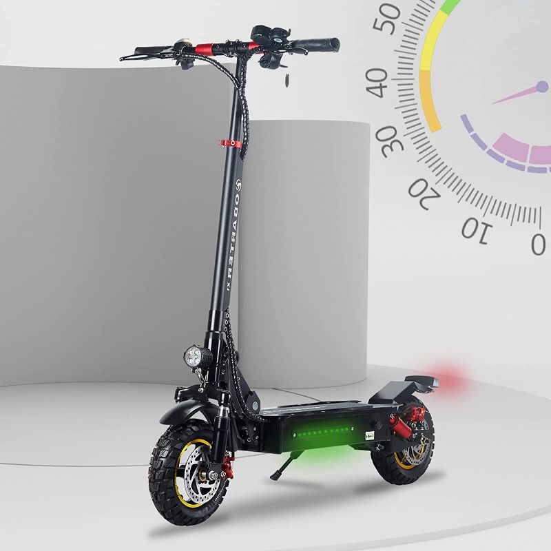 Photo 1 of OBARTER X1 Electric Scooter - Off-Road Scooter 1000W Motor 10" Pneumatic Tires Up to 30 MPH(48KM/H), City Folding Electric Scooter for Adults with Dual Braking System
