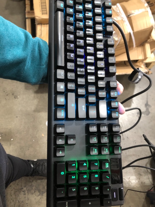 Photo 2 of SteelSeries Apex Pro Mechanical Gaming Keyboard – Adjustable Actuation Switches – World’s Fastest Mechanical Keyboard – OLED Smart Display – RGB Backlit
