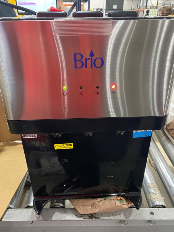 Photo 4 of Brio 2-Stage Filtration Countertop Self Cleaning Tri- Temperature Bottleless Water Cooler Dispenser with Free Additional Replacement Filters Included
