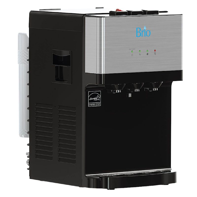 Photo 1 of Brio 2-Stage Filtration Countertop Self Cleaning Tri- Temperature Bottleless Water Cooler Dispenser with Free Additional Replacement Filters Included
