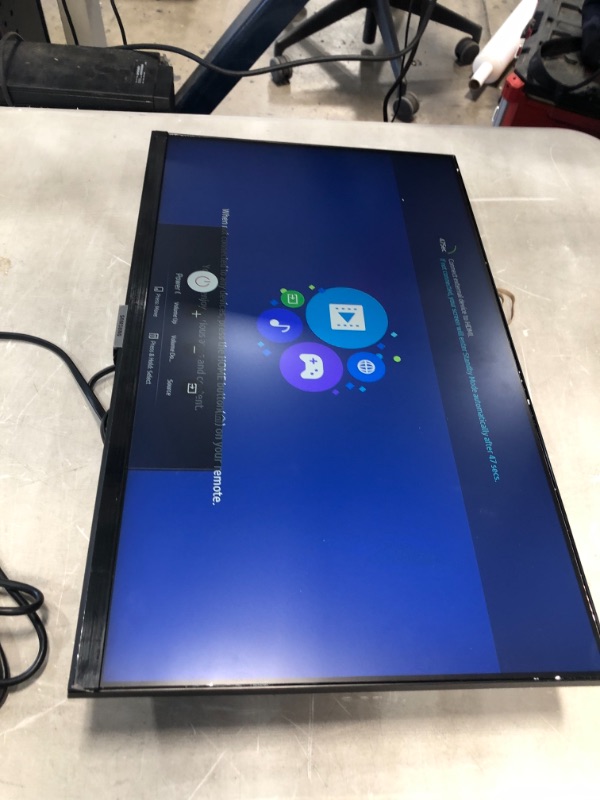 Photo 1 of OPENED
SAMSUNG M5 Series 24-Inch FHD 1080p Smart Monitor & Streaming TV (Tuner-Free), Netflix, HBO, Prime Video, & More, Apple Airplay, Built-in Speakers, Remote Included (LS24AM506NNXZA)
MISSING STAND