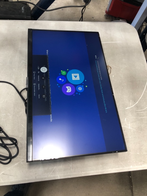 Photo 1 of OPENED
SAMSUNG M5 Series 24-Inch FHD 1080p Smart Monitor & Streaming TV (Tuner-Free), Netflix, HBO, Prime Video, & More, Apple Airplay, Built-in Speakers, Remote Included (LS24AM506NNXZA)
MISSING STAND