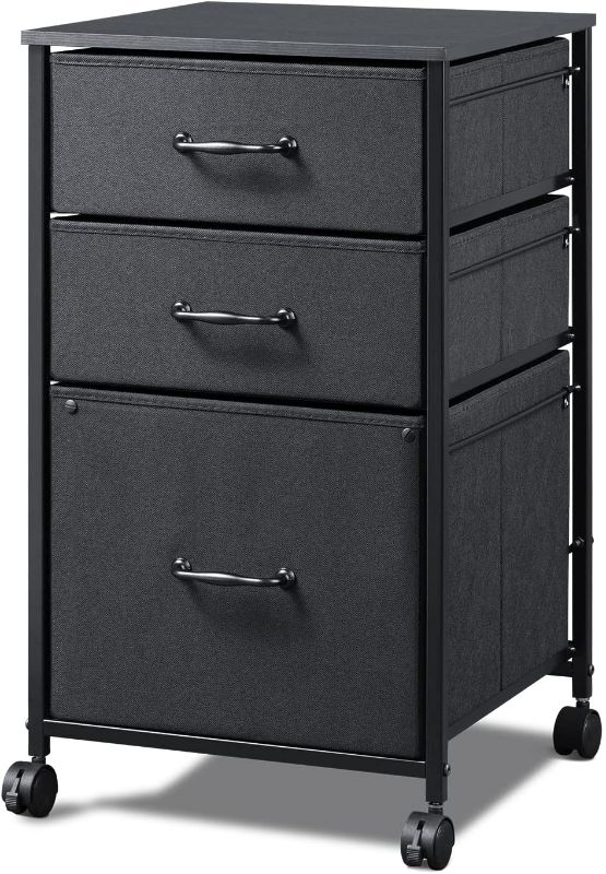 Photo 1 of AHDG041 FABRI 3 DRAWER FILE CABINET
15.7"D x 15.4"W x 26.8"H
