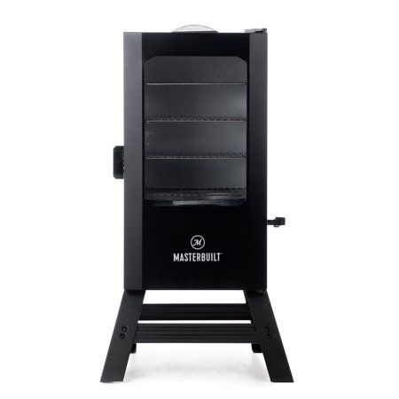 Photo 1 of Masterbuilt 30 inch Digital Electric Smoker with Window and Legs in Black
