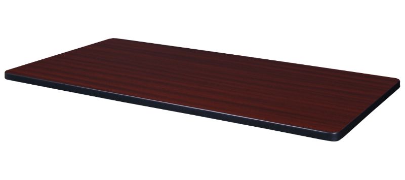 Photo 1 of 42" x 24" Rectangle Laminate Table Top- Mahogany/Mocha Walnut
