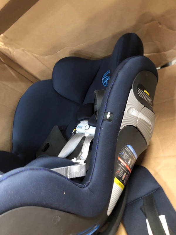 Photo 1 of Cybex Sirona S Rotating Convertible Car Seat with SensorSafe 2.1, Children Newborn to Four Years, Easy Child Load, Infant Baby Toddler Preschooler, Indigo Blue
