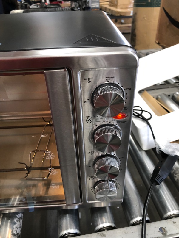 Photo 1 of Elite Gourmet - 2-Door Oven W Rotisserie & Convection - Silver