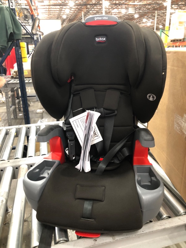 Photo 2 of Britax Grow with You ClickTight Harness-2-Booster Car Seat, Cool Flow Gray
