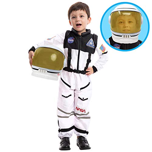 Photo 1 of ***HELMET ONLY*** Astronaut NASA Pilot Costume with Movable Visor Helmet for Kids Medium (8-10yr)
