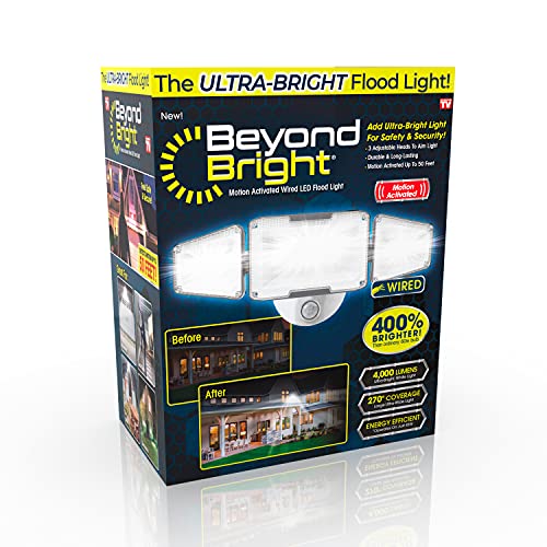 Photo 1 of Beyond Bright Motion Activated Wired LED Flood Light
