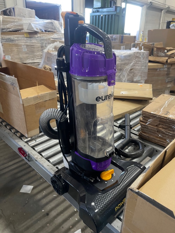 Photo 4 of ***tested, works*** Eureka NEU182B PowerSpeed Bagless Upright Vacuum Cleaner, Purple
