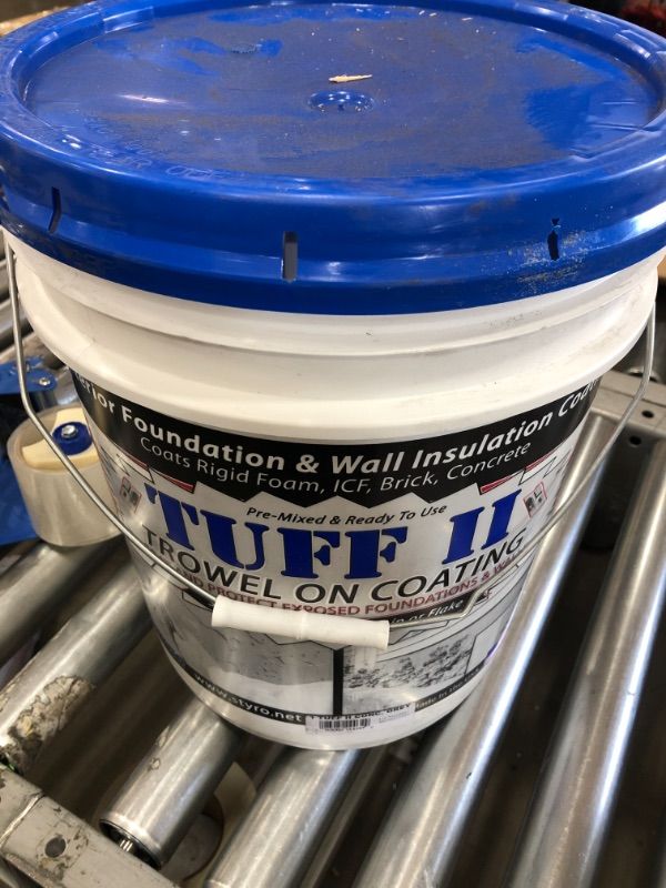 Photo 1 of 5 Gal. Concrete Grey Tuff II Foundation Coating
