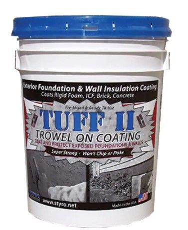 Photo 1 of 5 Gal. Concrete Grey Tuff II Foundation Coating
