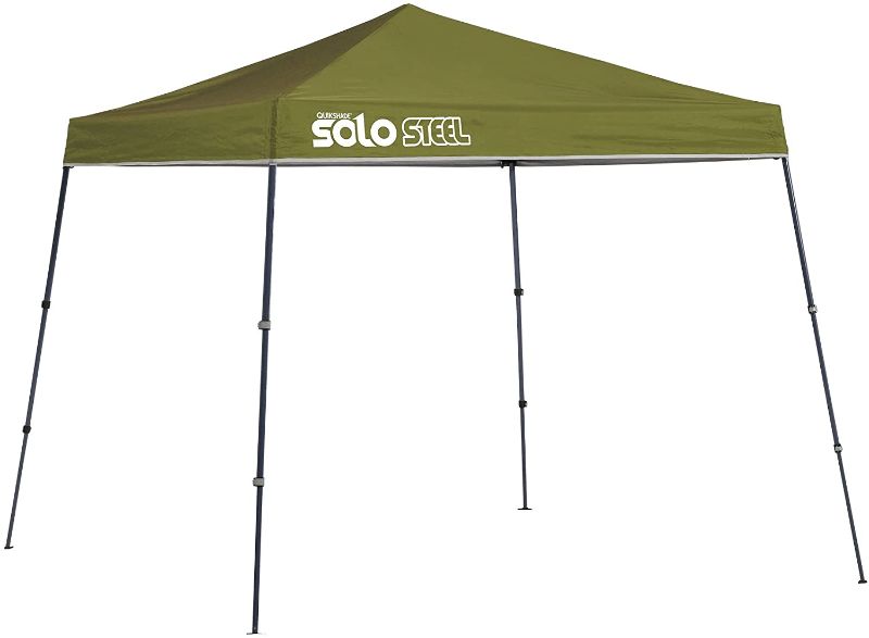 Photo 1 of *Stock photo for reference*
Quik Shade 9' x 9' Solo Steel 50 Square Feet of Shade Slant Leg Outdoor Pop-Up Canopy
