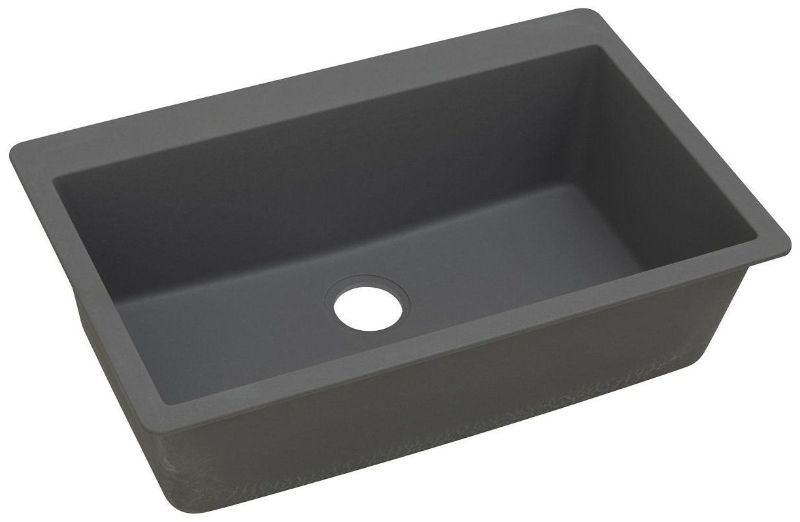 Photo 5 of *Damage Shown in Picture*
Elkay Quartz Classic 33" X 20-7/8" X 9-7/16", Single Bowl Drop-in Sink
