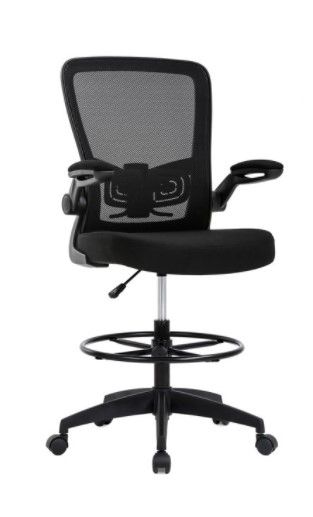 Photo 1 of BestOffice Executive Chair with Adjustable Height & Swivel, 250 Ib. Capacity, Black
