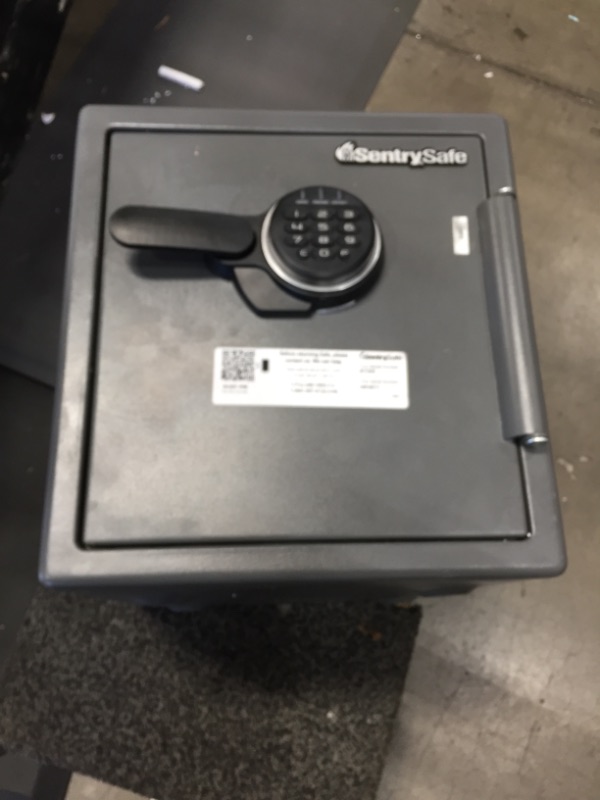 Photo 3 of **LOCKED**SentrySafe SF123ES Fireproof Safe with Digital Keypad 1.23 Cubic Feet,Black & 912 Tray Accessory, For SFW082 and SFW123 Fire Safes
