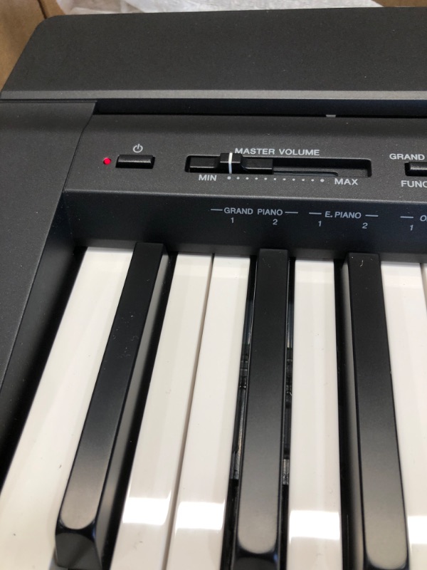 Photo 1 of YAMAHA P71 88-Key Weighted Action Digital Piano with Sustain Pedal and Power Supply 
