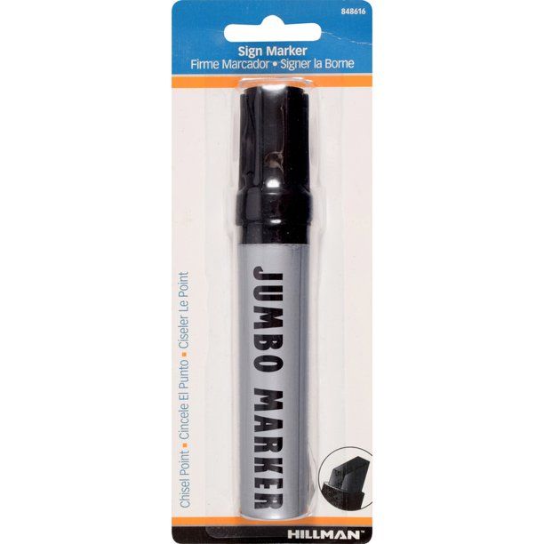 Photo 1 of 5028125 Jumbo Marker Chisel, Black - Pack of 3
