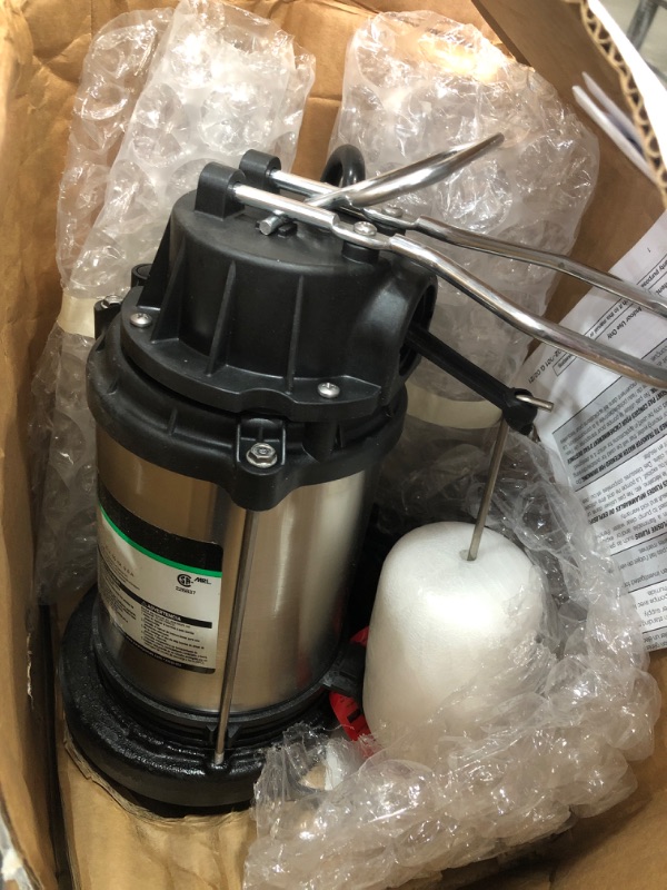 Photo 1 of WAYNE CDU1000 1 HP Stainless Steel Sump Pump
