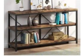 Photo 1 of ***FOR PARTS ONLY***Rustic Console Sofa Table, 3 Tiers Industrial Narrow Long Sofa Table
