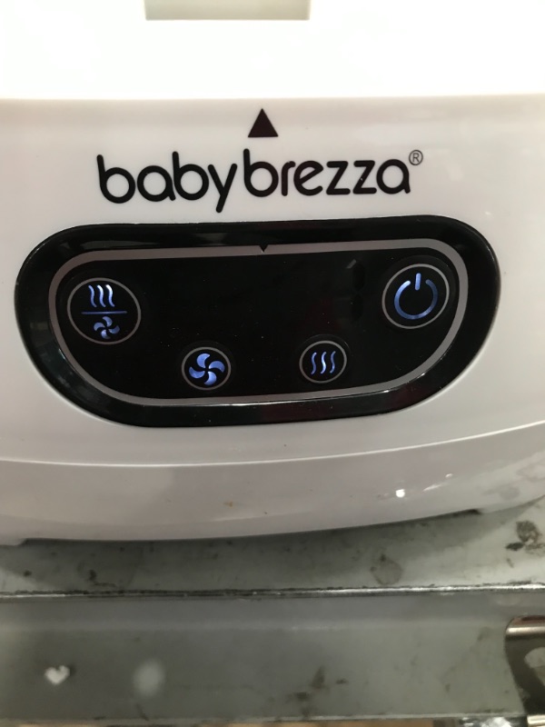 Photo 7 of Baby Brezza Sterilizer & Dryer Advanced, Effective Steam Sterilization, HEPA Filter, Dries 33% Faster, Highest Capacity, Holds 8 Bottles & 2 Pump Part Sets from Any Brand, Universal Fit, White