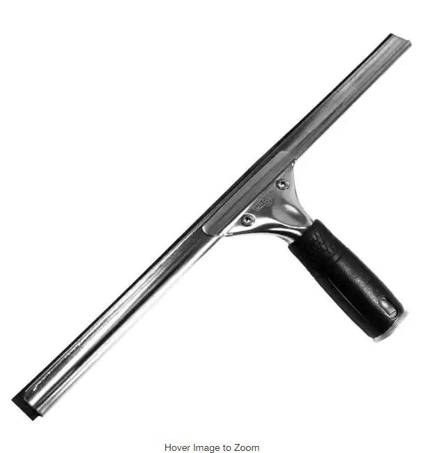 Photo 1 of 2 ITEMS 
Unger 16 in. Stainless Steel Window Squeegee with Rubber Grip and Bonus Rubber Connect and Clean Locking System (X2)