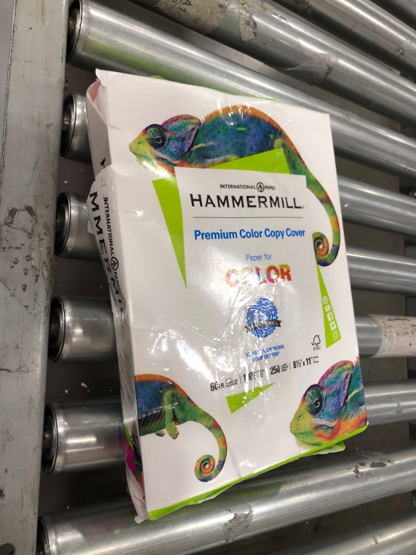 Photo 2 of Hammermill, 122549, Premium Color Copy Cover, 100 Bright, 60lb, 8.5 x 11, 250/Pack, Sold As 1 Pack
