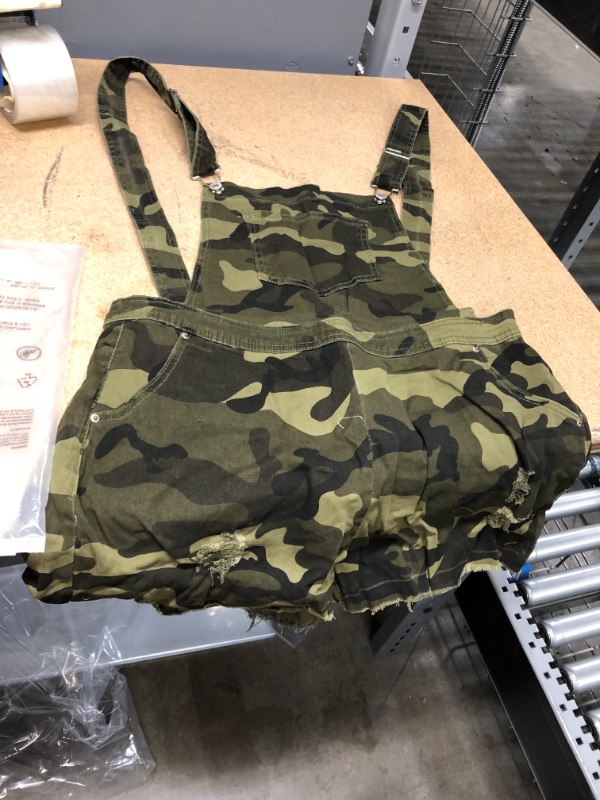 Photo 1 of *NOT exact stock picture, use for reference* 
Women's Casual Fall Short Romper Camo Jumpsuit, XL