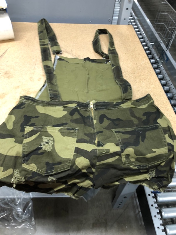 Photo 3 of *NOT exact stock picture, use for reference* 
Women's Casual Fall Short Romper Camo Jumpsuit, XL