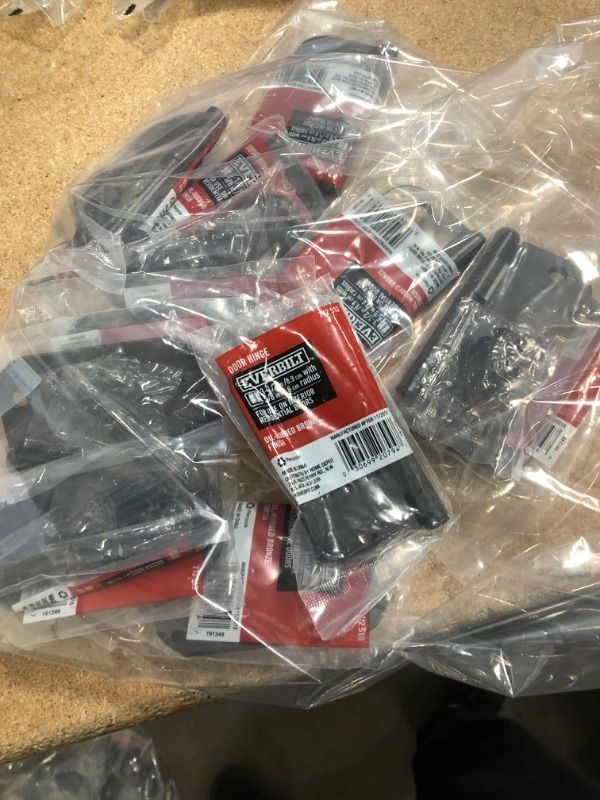 Photo 1 of **14 bags of -Everbilt 3-1/2 in. X 5/8 in. Oil-Rubbed Bronze Radius Door Hinge
