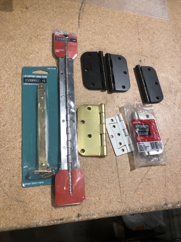 Photo 1 of **NO REFUNDS/RETURNS** - Bundle Of Assorted Door Hinges  