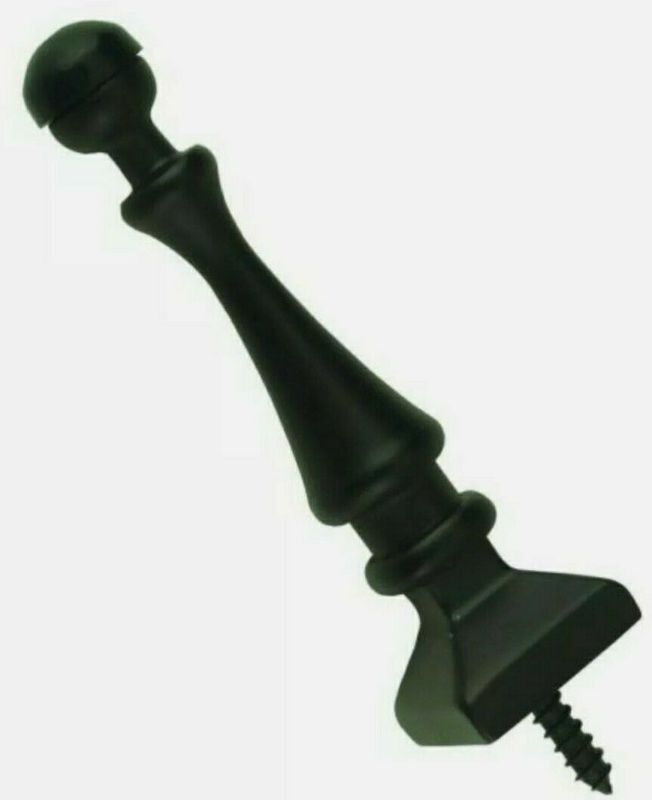 Photo 1 of **2 packets of -Everbilt 3-1/2 Inch Oil-Rubbed Bronze Decorative Solid Doorstop
