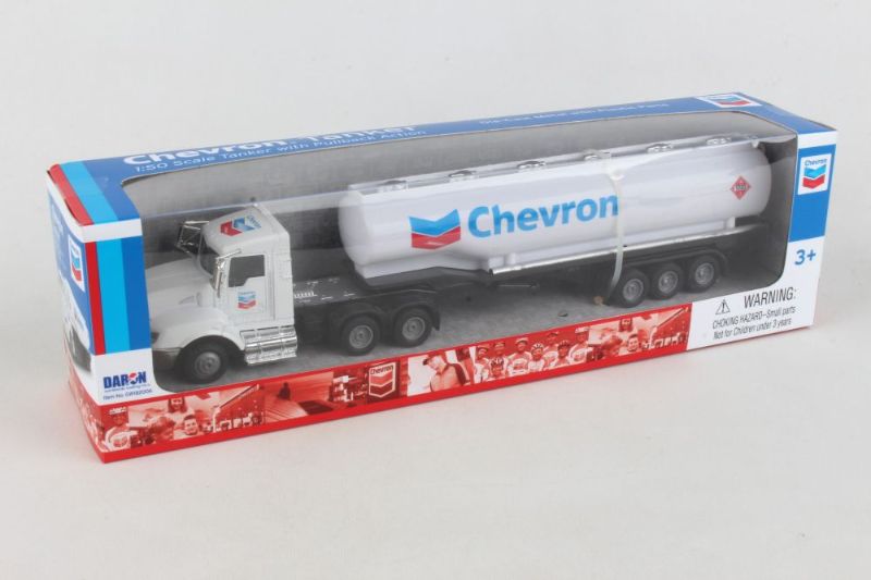 Photo 1 of BUNDLE, Daron GW182006 Chevron Tanker Truck 1-48 Toy AND, UPS Tractor Trailor Die Cast Vehicle Authentic Collectible - 1:64 Scale

