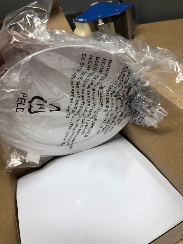 Photo 1 of NUWATT 6” Round LED Downlight 6 Pack, 15W Dimmable LED Ceiling Light, 5-in-1 CCT, Recessed Trim & J Box (White Trim)
