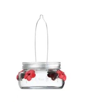 Photo 1 of **3 of -Mason Jar Glass Hummingbird Feeder
