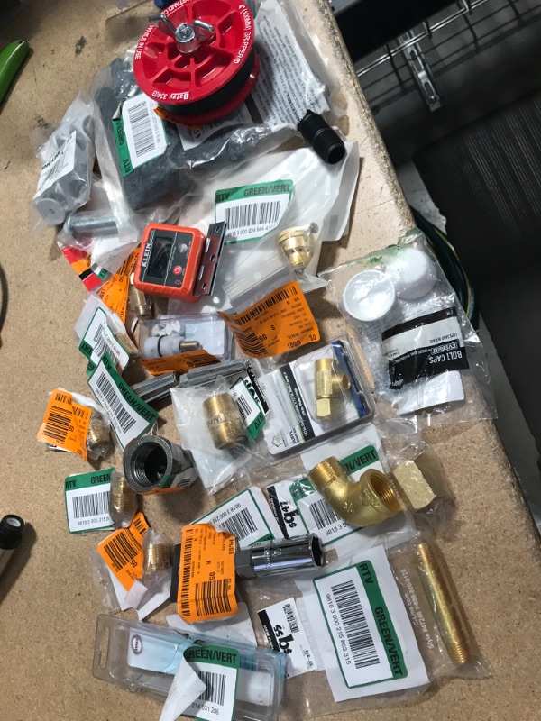 Photo 1 of **NO REFUNDS/RETURNS** - Bundle of miscellaneous home depot goods 