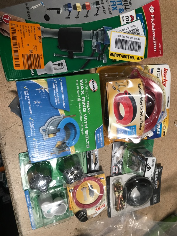 Photo 1 of **NO REFUNDS/RETURNS** - Bundle of miscellaneous home depot goods for bathroom repairs