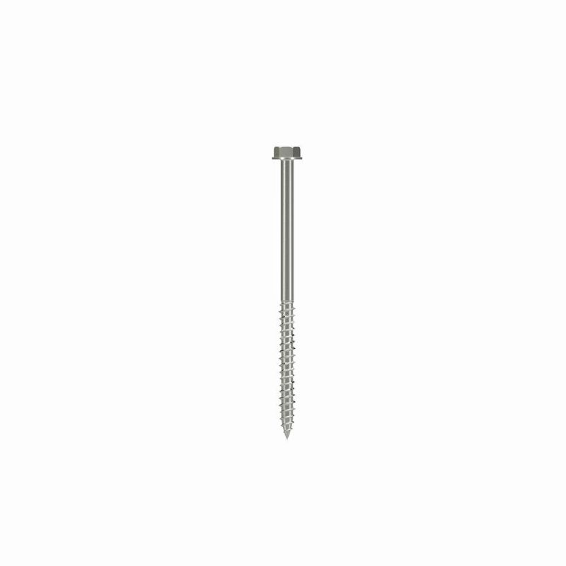 Photo 1 of **29 of- 0.276 in. x 6 in. Strong-Drive SDWH Timber-Hex Type 316 Stainless Steel Wood Screw
