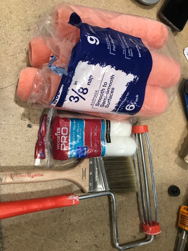 Photo 1 of **NO REFUNDS/RETURNS* -Bundle of miscellaneous home depot goods for painting