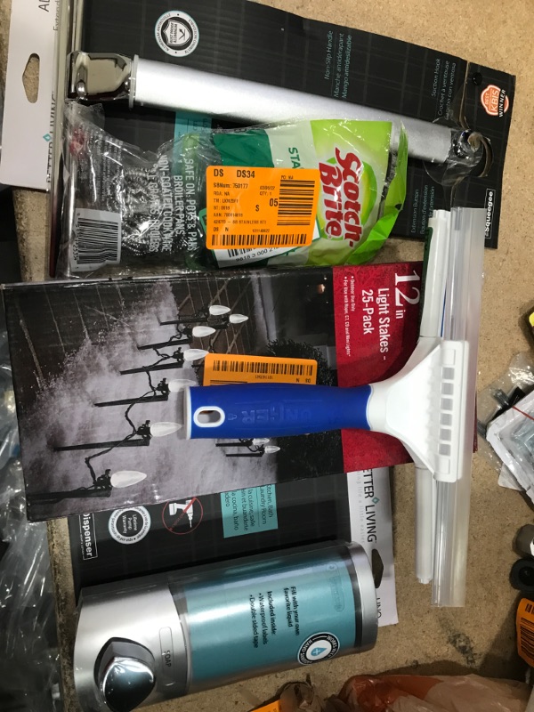 Photo 1 of **NO REFUNDS/RETURNS** - Bundle of miscellaneous home depot goods for home