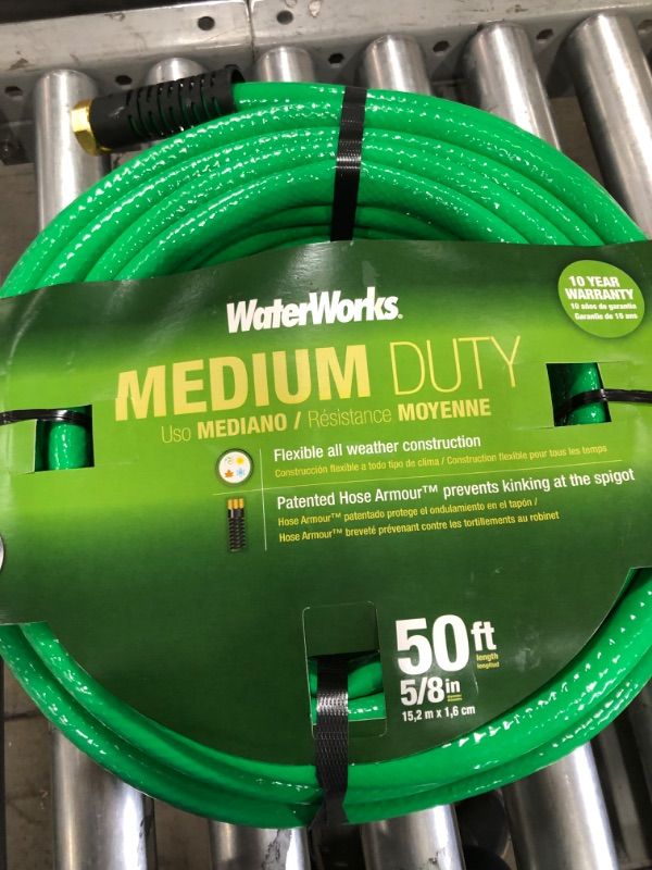 Photo 3 of 5/8 in. Dia x 50 ft. Medium Duty Water Hose
