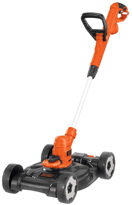 Photo 1 of (MISSING BASE/WHEELS; TRIMMER ONLY)
BLACK+DECKER 3-in-1 String Trimmer/Edger & Lawn Mower, 6.5-Amp, 12-Inch, Corded (MTE912) (Power cord not included)
