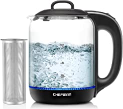 Photo 1 of (NOT FUNCTIONAL)
Chefman 1.7 Liter Electric Kettle With Tea Infuser, Cordless With Removable Lid And 360 Swivel Base, LED Indicator Lights