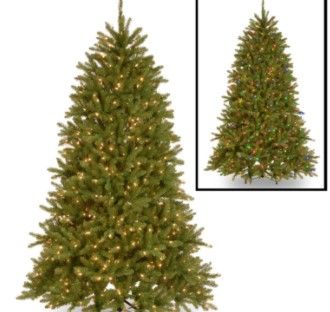 Photo 1 of **PARTS ONLY**Used, not all lights work.
7.5ft National Tree Company Dunhill Fir Hinged Full LED Artificial Tree with 700 Low Voltage Dual Led Lights with 9 Function Footswitch