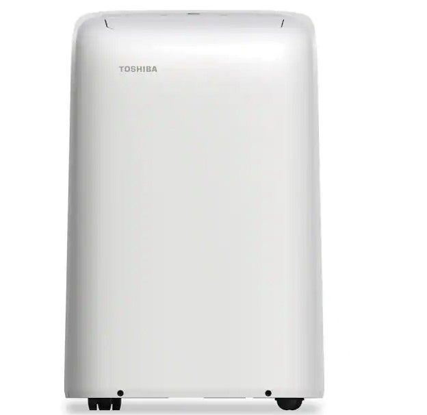 Photo 1 of Toshiba 8,000 BTU (6,000 BTU DOE) 115-Volt Portable Air Conditioner with Dehumidifier Mode and Remote for rooms up to 250 sf