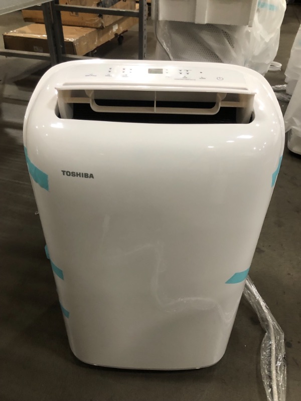 Photo 9 of Toshiba 8,000 BTU (6,000 BTU DOE) 115-Volt Portable Air Conditioner with Dehumidifier Mode and Remote for rooms up to 250 sf